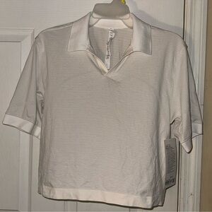 Lululemon Swiftly Tech Relaxed-Fit Polo cropped edition